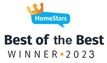 HomeStart best of the best award - Winner 2023 - Roofing Pros